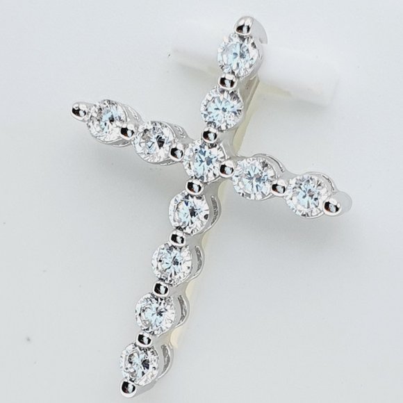 "#925 Sterling Silver Cubic Zircon Pendant for Women/Girls, US925P1101 - Picture 2 of 7